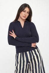 Sweter damski polo Palanca WEEKEND MAX MARA. Swetry nierozpinane damskie Weekend Max Mara, xs, bez wzorów, bez kołnierzyka, bez ramiączek. Za 889.00 zł.