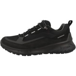 Buty do chodzenia męskie Ecco Ult-trn Low. Czarne buty zimowe męskie ecco, bez wzorów, z materiału, bez obcasa, bez zapięcia. Za 823.00 zł.