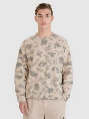 4F Bluza dresowa nierozpinana bez kaptura męska - beżowa XL. Brązowe bluzy sportowe męskie 4F, m, bez wzorów, z bawełny, bez kaptura. W wyprzedaży za 89.99 zł.