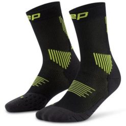 Męskie krótkie skarpety kompresyjne sportowe Core Run do połowy łydki CEP. Niebieskie skarpety męskie CEP, bez wzorów, z elastanu. Za 79.00 zł.