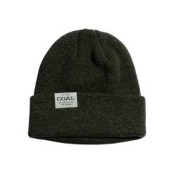 Czapka zimowa COAL UNIFORM LOW olive black marl. Zielone czapki damskie COAL, na zimę, bez wzorów. Za 39.00 zł.