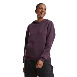 Bluza damska z kapturem Urban Classics. Fioletowe bluzy damskie Urban Classics, bez wzorów, bez ramiączek, z kapturem. Za 198.50 zł.