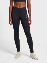 Damskie legginsy Hummel lily. Czarne legginsy damskie Hummel, bez wzorów, z dresówki. Za 82.00 zł.