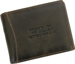 Wild Skórzany męski portfel Wild Things Only 5501 NoSize. Portfele męskie Wild, bez wzorów. Za 69.00 zł.