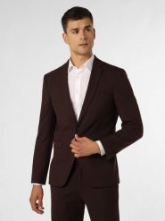 Finshley & Harding marynarka od garnituru modułowego Mężczyźni Slim Fit czerwony, 48. Czerwone garnitury męskie Finshley & Harding, m, bez wzorów, klasyczne. Za 699.95 zł.