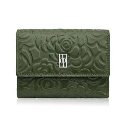 Portfel damski skórzany zielony w orientacji poziomej RFID Paolo Peruzzi AL-15-GB. Zielone portfele damskie Paolo Peruzzi, ze skóry. Za 79.00 zł.