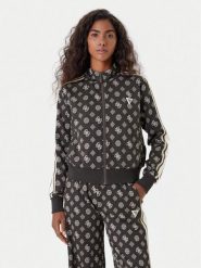 Guess Bluza V5YQ07 K0282 Zielony Regular Fit. Zielone bluzy damskie Guess, xs, z aplikacjami, z syntetyku, bez ramiączek, bez kaptura. Za 379.99 zł.