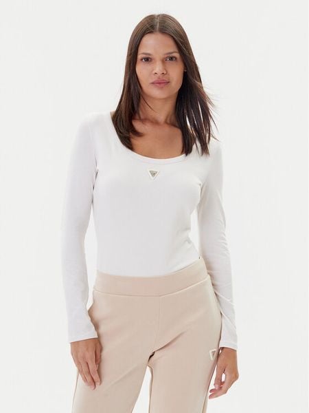 Guess Body V4YP07 J1314 Écru Slim Fit. Body Guess, z aplikacjami, z bawełny. Za 119.99 zł.