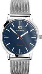 Zegarek Sekonda Zegarek męski Sekonda 30046 srebrny. Szare zegarki męskie Sekonda, bez wzorów, srebrne. Za 422.00 zł.