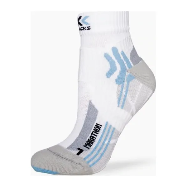 X-Socks Skarpety Marathon Lady , biały, rozmiar XS. Białe skarpetki damskie X-Socks, bez wzorów, z nylonu. W wyprzedaży za 59.99 zł.