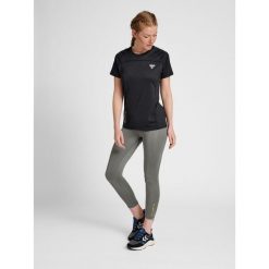 Damskie legginsy 3/4 top Hummel GG-12. Szare legginsy damskie Hummel, bez wzorów, z dżerseju. Za 156.75 zł.