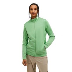 Bluza Peak Performance męska Rider Tech Zip Jacket zielona - M. Zielone bluzy męskie Peak Performance, m, bez wzorów, bez ramiączek, bez kaptura. W wyprzedaży za 589.00 zł.