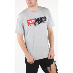 Diesel Hc-T-Just-Division-A Koszulka Szary. Szare t-shirty męskie Diesel, l, bez wzorów, z bawełny, bez kołnierzyka, bez ramiączek. Za 326.95 zł.