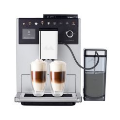 Melitta LatteSelect Srebrno-Czarny - Ekspres ciśnieniowy. Czarne ekspresy ciśnieniowe Melitta. W wyprzedaży za 3,249.00 zł.