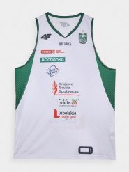 4F Tank top replika domowy z sezonu 2023/24 damski 4F x AZS UMCS Lublin - multikolor XL. Topy damskie 4F, xl, bez wzorów, z dzianiny, bez kołnierzyka, bez ramiączek. W wyprzedaży za 79.99 zł.