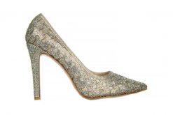 Czółenka Bayla-187 154-1201 Gold 187023, Złoty, Skóra ekologiczna - 36. Żółte czółenka damskie Bayla, bez wzorów, z materiału, bez obcasa, na szpilce, bez zapięcia. W wyprzedaży za 179.10 zł.