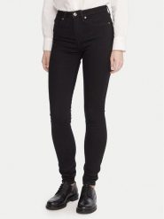 Tommy Hilfiger Jeansy WW0WW46720 Czarny Slim Fit. Czarne jeansy damskie Tommy Hilfiger, bez wzorów, z bawełny. Za 349.99 zł.
