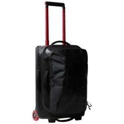 Torba turystyczna The North Face Base Camp Rolling Thunder 40L. Czarne torby na laptopa damskie The North Face, bez wzorów, z materiału, duże. Za 1,186.00 zł.