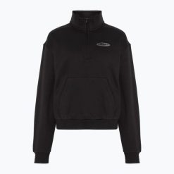 Bluza damska Reebok Ide Brand Proud Midlayer. Czarne bluzy damskie Reebok, na zimę, bez wzorów, bez ramiączek, bez kaptura. Za 189.99 zł.