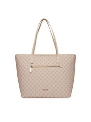 Nine West Torebka JH6389-NW Beżowy. Brązowe shopperki damskie Nine West, bez wzorów, z materiału, bez dodatków. Za 249.99 zł.