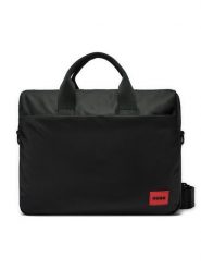 HUGO Torba na laptopa Ethon 2.0N 50535639 Czarny. Czarne torby na laptopa damskie Hugo, bez wzorów, z materiału. Za 239.99 zł.