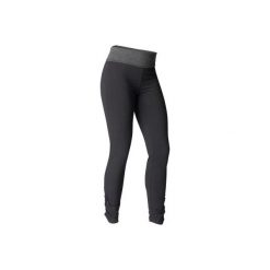 Legginsy do jogi damskie. Szare legginsy damskie DOMYOS, bez wzorów, z bawełny. Za 39.99 zł.