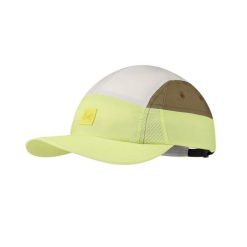 Czapka z daszkiem BUFF 5 PANEL GO CAP DOMUS CITRON. Żółte czapki damskie Buff, bez wzorów, z materiału, eleganckie. Za 139.99 zł.