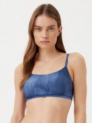 Chantelle Biustonosz top Soft Stretch C11D20 Niebieski. Niebieskie topy damskie Chantelle, xl, bez wzorów, z syntetyku, bez kołnierzyka, bez ramiączek. Za 139.99 zł.