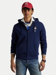 Polo Ralph Lauren Bluza 710963820001 Granatowy Regular Fit. Niebieskie bluzy męskie Polo Ralph Lauren, m, bez wzorów, z bawełny, bez ramiączek, bez kaptura. Za 699.99 zł.