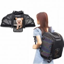 Torba rowerowa Rockbros transportowa dla kotów i psów. Czarne torby na ramię męskie ROCKBROS, z bawełny, na ramię. Za 456.99 zł.