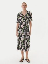 Roxy Sukienka koszulowa Island Escape ERJWD03865 Czarny Regular Fit. Czarne sukienki damskie Roxy, m, bez wzorów, z wiskozy, bez kołnierzyka, bez ramiączek, koszulowe. Za 339.99 zł.