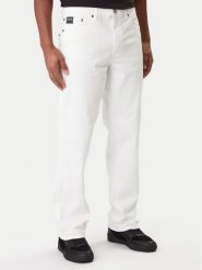 Versace Jeans Couture Jeansy 80GAB5RE CEWCA Biały Straight Fit. Białe jeansy męskie Versace Jeans Couture, z bawełny. Za 939.99 zł.