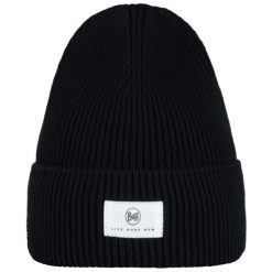 Czapka BUFF Knitted Beanie Drisk. Czarne czapki damskie Buff, bez wzorów, sportowe. Za 169.90 zł.