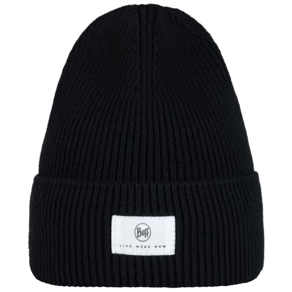 Czapka BUFF Knitted Beanie Drisk. Czarne czapki damskie Buff, bez wzorów, sportowe. Za 169.90 zł.