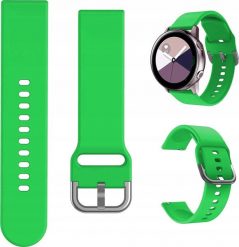 Hello Case PASEK OPASKA 20 MM SILIKON DO ZEGARKA SMARTWATCH UNIWERSALNY ZIELONA. Zielone zegarki smartwatch Hello Case, bez wzorów. Za 20.00 zł.