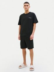 Jack & Jones Piżama Everest 12273635 Czarny Standard Fit. Czarne piżamy męskie Jack & Jones, m, bez wzorów, z bawełny, bez kołnierzyka, bez ramiączek. Za 79.99 zł.