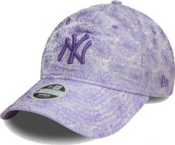 Czapka z daszkiem NEW ERA NYY Floral Damska 9TWENTY fioletowa. Fioletowe czapki damskie New Era, bez wzorów. Za 164.91 zł.