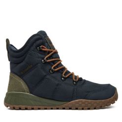 Trekkingi Columbia. Niebieskie botki męskie Columbia, bez zapięcia. Za 399.99 zł.