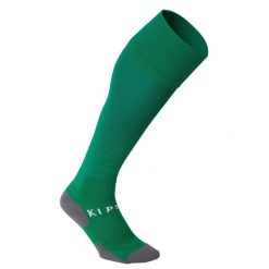Skarpety piłkarskie Kipsta Viralto Club. Zielone skarpetki damskie KIPSTA, bez wzorów, z bawełny. Za 29.99 zł.