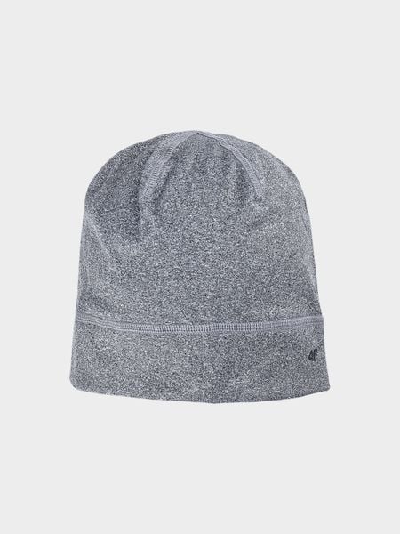 4F Czapka do biegania uniseks - szara L/XL. Szare czapki męskie 4F, bez wzorów, z elastanu. W wyprzedaży za 29.99 zł.