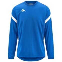 Bluza z okrągłym dekoltem Kappa Dolvano. Białe bluzy męskie Kappa, bez wzorów, sportowe, bez ramiączek, bez kaptura. Za 195.50 zł.