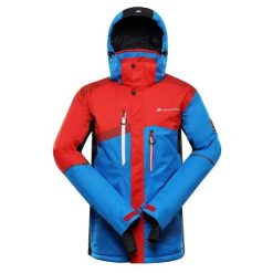 Kurtka narciarska Alpine Pro Dear 2. Czerwone kurtki sportowe męskie Alpine Pro, m, bez wzorów, bez kaptura, narciarskie. Za 974.60 zł.