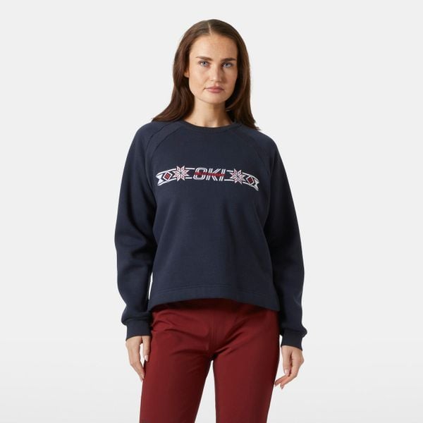 Sweter damski Helly Hansen Bliss. Niebieskie swetry nierozpinane damskie Helly Hansen, na zimę, bez wzorów, sportowe, bez kołnierzyka, bez ramiączek. Za 425.50 zł.