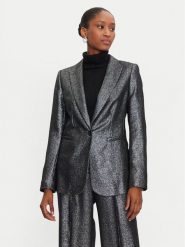 JOOP! Marynarka 58 JW244J122 30043414 Czarny Regular Fit. Czarne marynarki i żakiety damskie JOOP!, bez wzorów, z wełny, bez kołnierzyka, bez ramiączek. Za 789.99 zł.