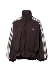 Adidas Originals Kurtka Kobiety Sztuczne włókno brązowy, M. Brązowe kurtki sportowe damskie adidas Originals, m, bez wzorów, z włókna, bez ramiączek, bez kaptura. Za 429.95 zł.
