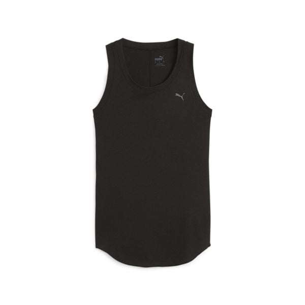 Tank Top Sportowy Damski Puma Studio Foundation. Czarne koszulki sportowe damskie Puma, xs, bez wzorów, bez ramiączek. Za 109.99 zł.