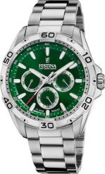 Zegarek Festina Zegarek męski Festina F20623-3 srebrny. Szare zegarki męskie Festina, bez wzorów, srebrne. Za 415.00 zł.