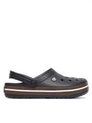 Crocs Klapki Crocband Gum Clog 212756 Czarny. Czarne klapki męskie Crocs, bez wzorów, z tworzywa sztucznego, bez zapięcia. Za 259.99 zł.