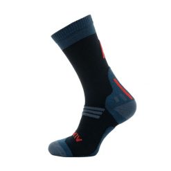 Skarpety trekkingowe Alpinus Valletto merino coolmax. Niebieskie skarpetki damskie Alpinus, bez wzorów, z wełny. Za 59.00 zł.