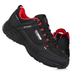 Buty damskie sportowe trekkingowe DK PREDATOR SOFTSHELL. Czarne obuwie sportowe damskie DK, z softshellu, bez zapięcia. Za 169.00 zł.